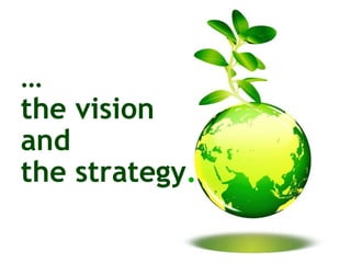 …  the vision  and  the strategy . 