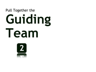 Pull Together the   Guiding  Team 2 