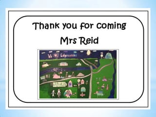 Our interview with Mrs Reid