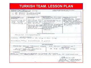TURKISH TEAM. LESSON PLAN 