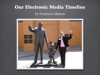 Our Electronic Media Timeline
by Professor Miriam
 
