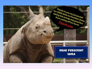 Dear President
Zuma
 