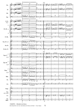 FUNARTE — Ministério da Cultura
Série Repertório de Ouro das Bandas de Música do Brasil — Ouro Negro 12
Pic.
Fl.
Ob.
Fgt.
Cl. E
(req.)
1
2
3
Cl. Bx.
Sxa. E 1, 2
Sxt. B
Sx.bar. E
1
2, 3
1
2, 3
1
2, 3
Bdn.
Tb.
Cb.
Tímp.
Tec.
(xilo, bells)
Cx.
Pts.
Bmb.
Cls. B
Tpas. F
Tpts. B
Tbns.
89
89
89
89
89
89
89
89
89
89
89
89
89
89
89
89
89
89
89
89
89
89
89
89
93
93
93
tocar somente 2ª vez
tocar somente 2ª vez
pizz.
12
Ouro Negro PARTITURA 7.0:Funarte Hino Nacional 09.05.08 15:42 Page 12
 