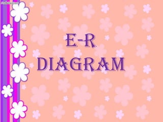 E-R
Diagram
 