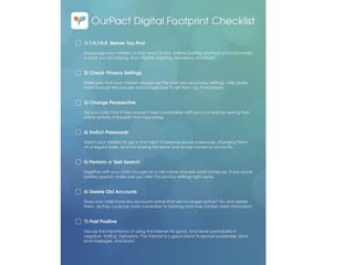 Our pact digital footprint checklist