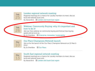 Our Place: getting started