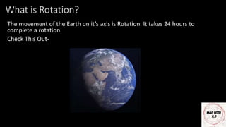 Our Planet Earth | PPTX