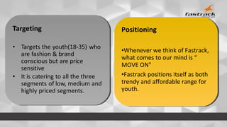 Marketing plan for fastrack new product line (clothing) | PPT