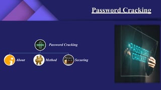 Password Cracking
Password Cracking
About Method Securing
 