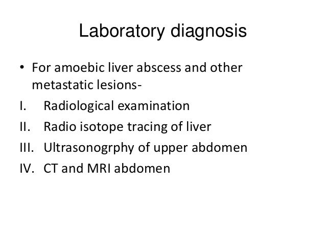 Chloroquine Dose In Amoebic Liver Abscess