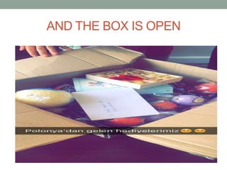 AND THE BOX IS OPEN
 