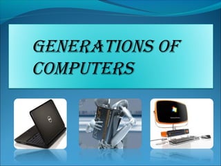 Generations of 
Computers 
 