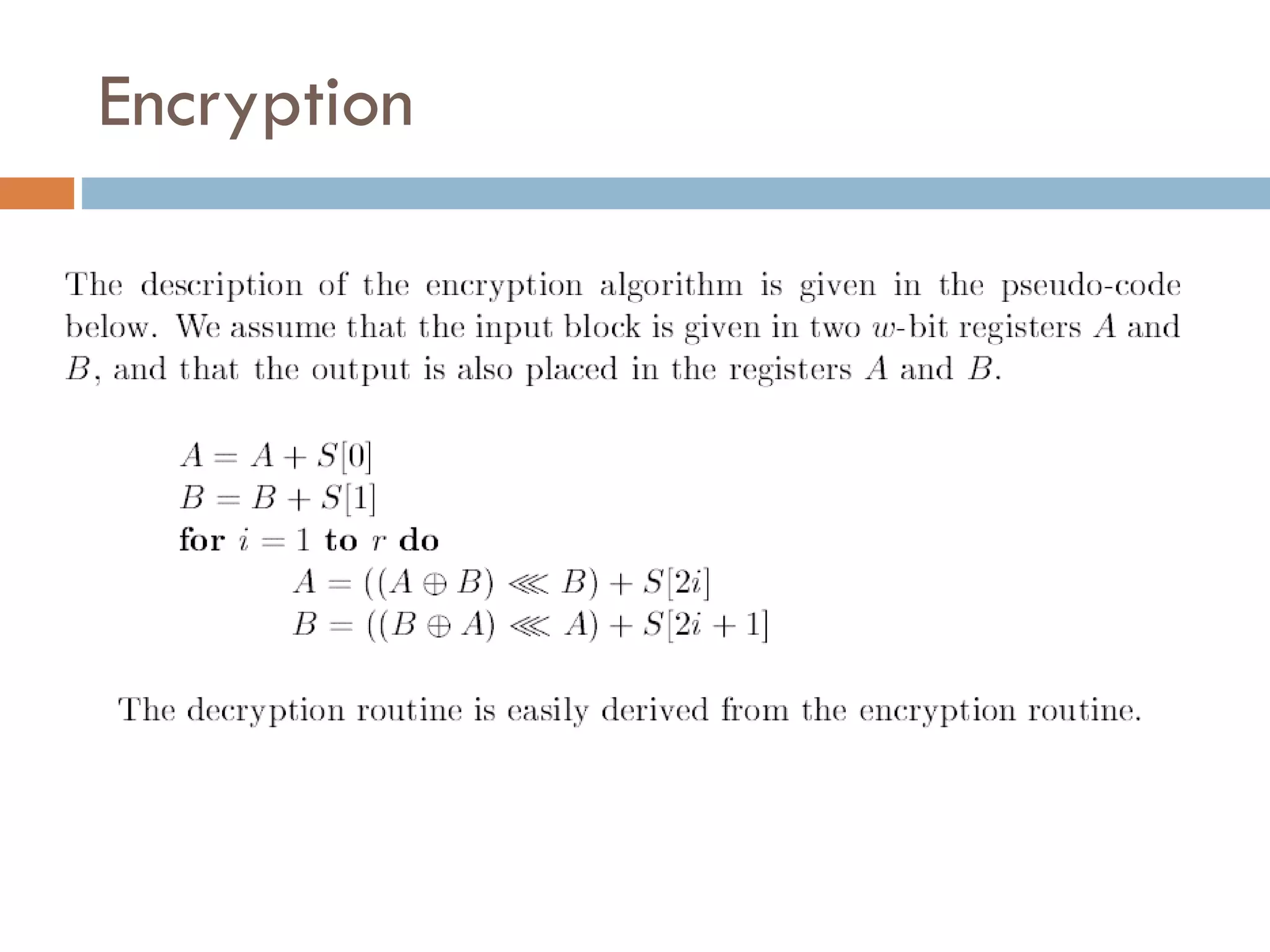 Encryption 