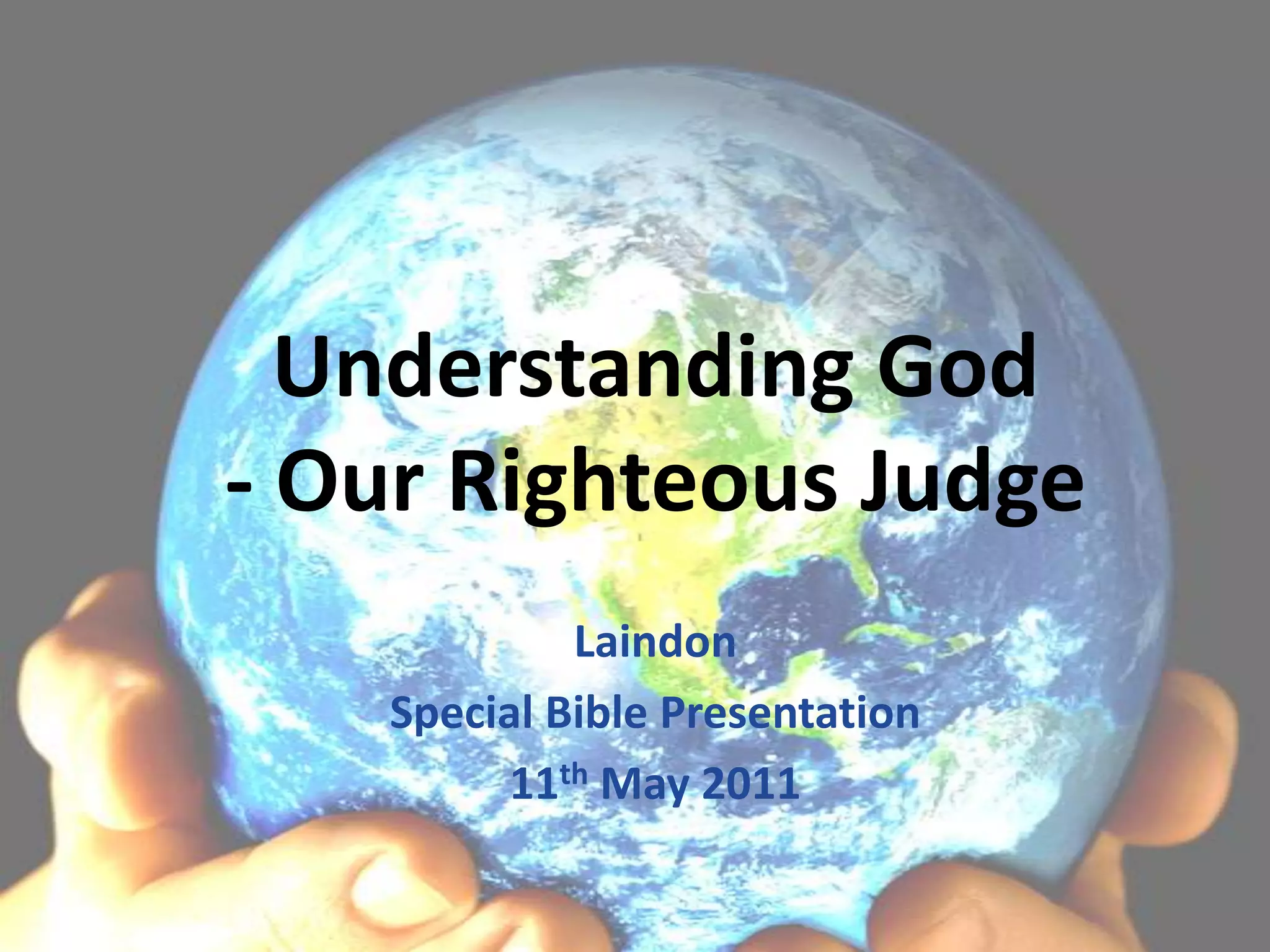 Our righteous judge | PPTX