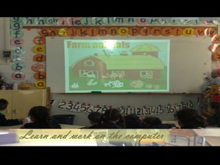 Learn and work on the computer 