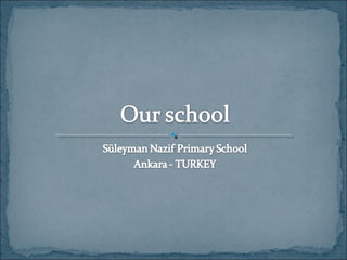 Our school - Turkey
