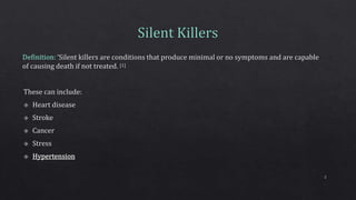 Our sedentary lifestyle - A silent killer | PPTX