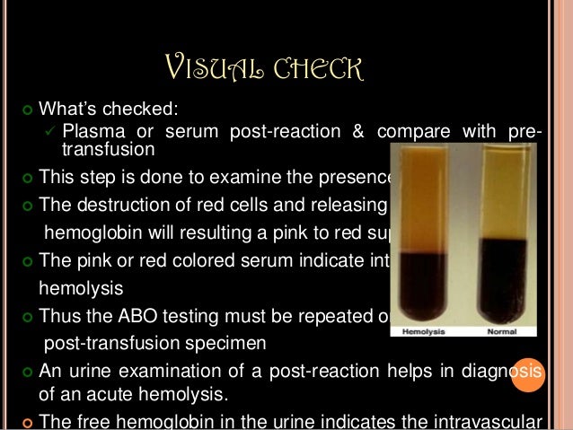 LABORATORY INVESTIGATION OF TRANSFUSION REACTION CASES LABORATORY INVESTIGATION OF TRANSFUSION REACTION CASES
