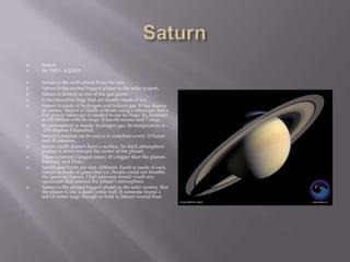 Solar System Report Template