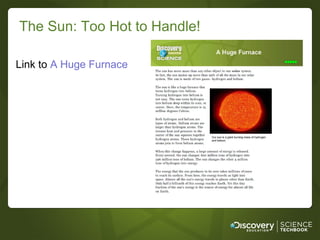 The Sun: Too Hot to Handle!

Link to A Huge Furnace
 