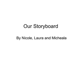 Our Storyboard

By Nicole, Laura and Micheala
 