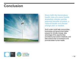 The Health Benefits of Climate Action | PPTX