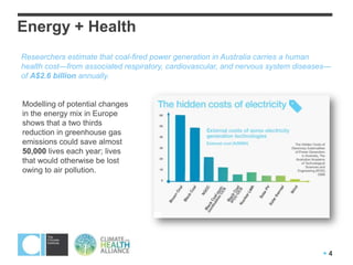 The Health Benefits of Climate Action | PPTX
