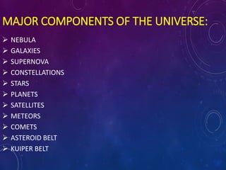 Our universe as a whole | PPT