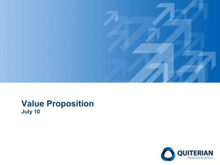 Value PropositionJuly 10 