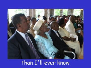 than I'll ever know 