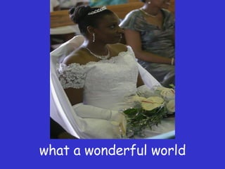 what a wonderful world 