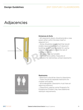 Ousd design guidelines-classrooms_02-01-13 | PDF