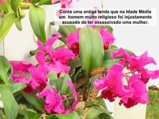 Conta uma antiga lenda que na Idade Média um  homem muito religioso foi injustamente acusado de ter assassinado uma mulher. 