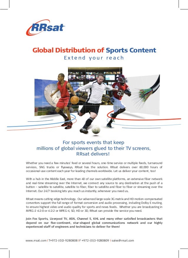 Global Distribution of Sports Content
