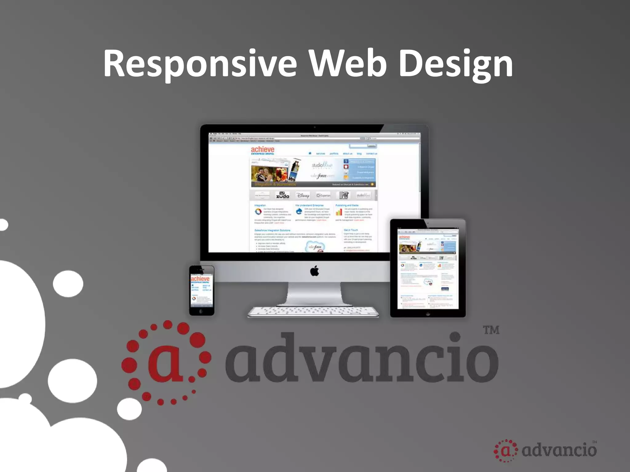 Responsive Web Design 
 
