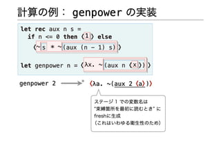 多段階計算の型システムの基礎