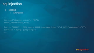 Out-of-band Sql Injection Attacks (#hacktrickconf) | PPT