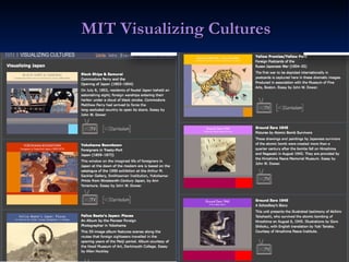 MIT Visualizing Cultures 