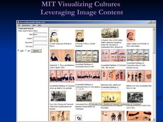 MIT Visualizing Cultures  Leveraging Image Content 