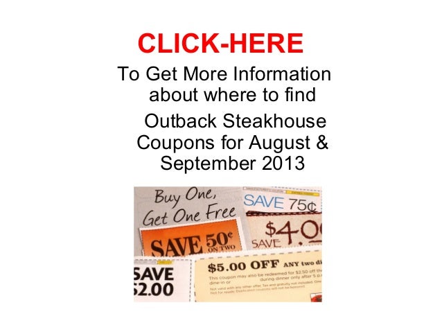 Outback online coupon code
