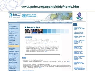 www.paho.org/spanish/bio/home.htm
 