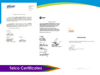 Telco Certificates

 