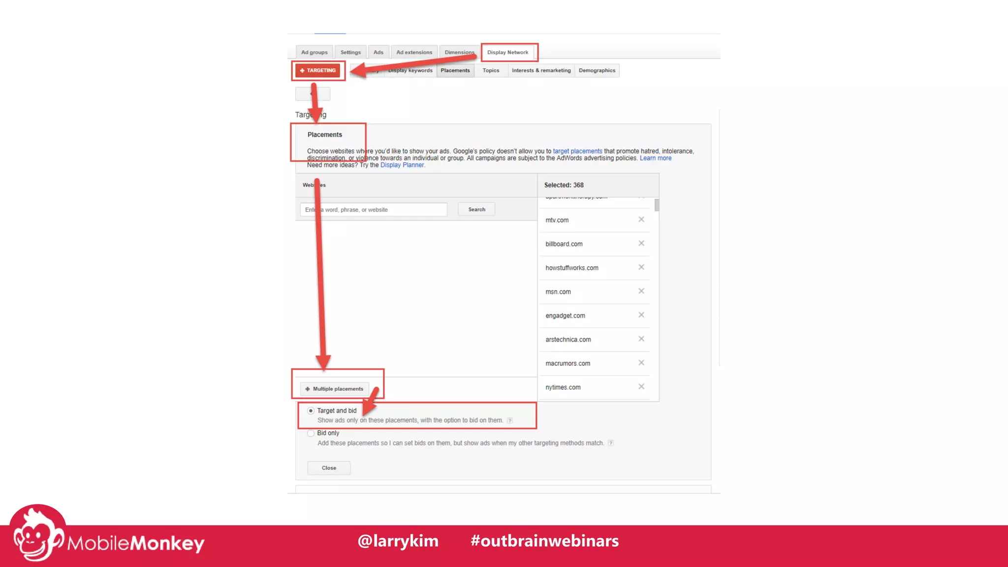 @larrykim@larrykim #outbrainwebinars
 