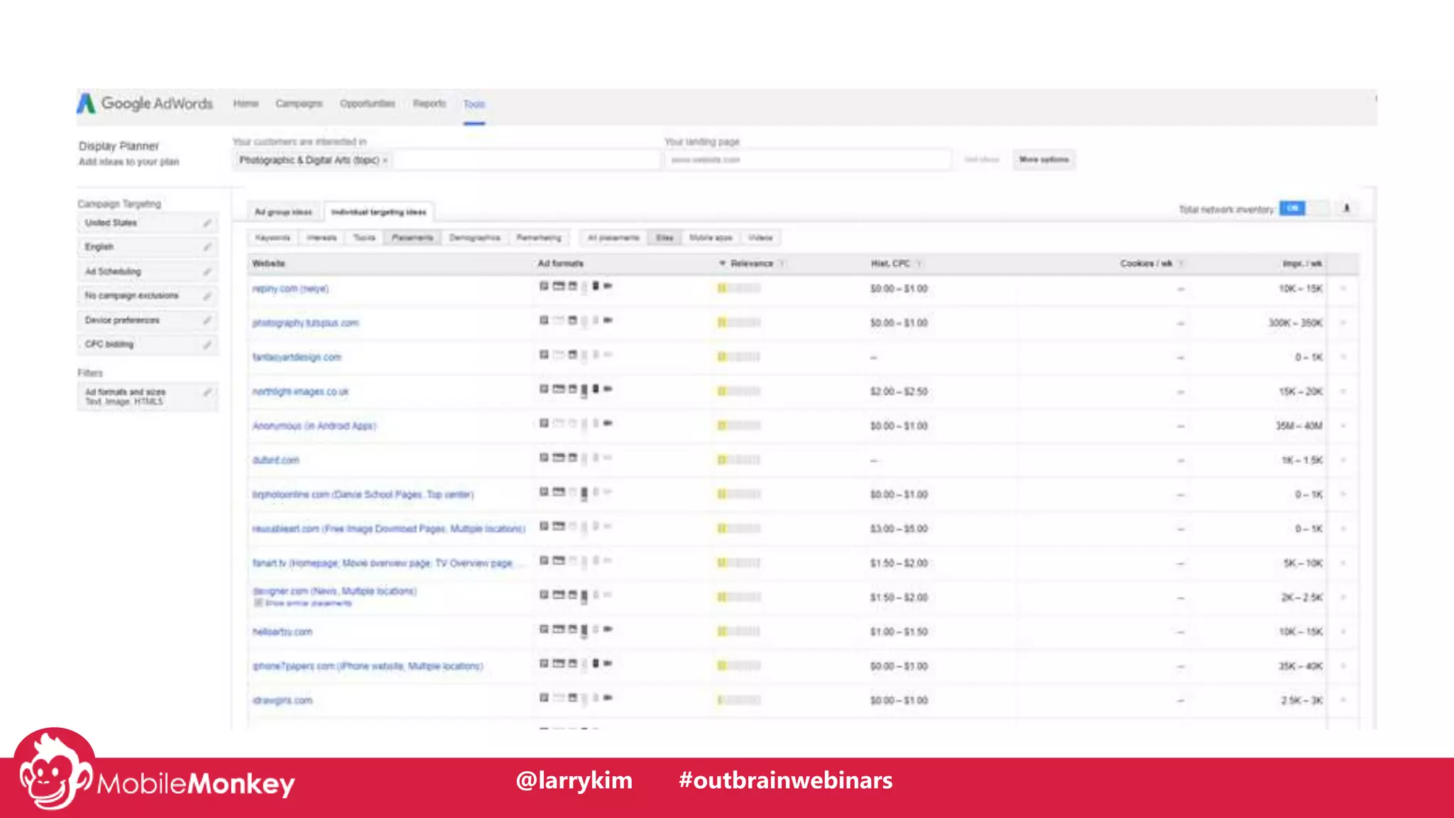 @larrykim@larrykim #outbrainwebinars
 