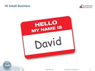 Hi Small Business David 