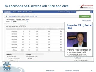 8) Facebook self-service ads slice and dice 