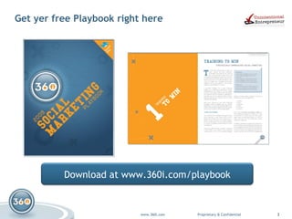 Get yer free Playbook right here Download at www.360i.com/playbook 