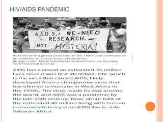 HIV/AIDS PANDEMIC
 