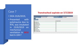 A simulated outbreak – Case Scenarios 