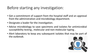 A simulated outbreak – Case Scenarios 